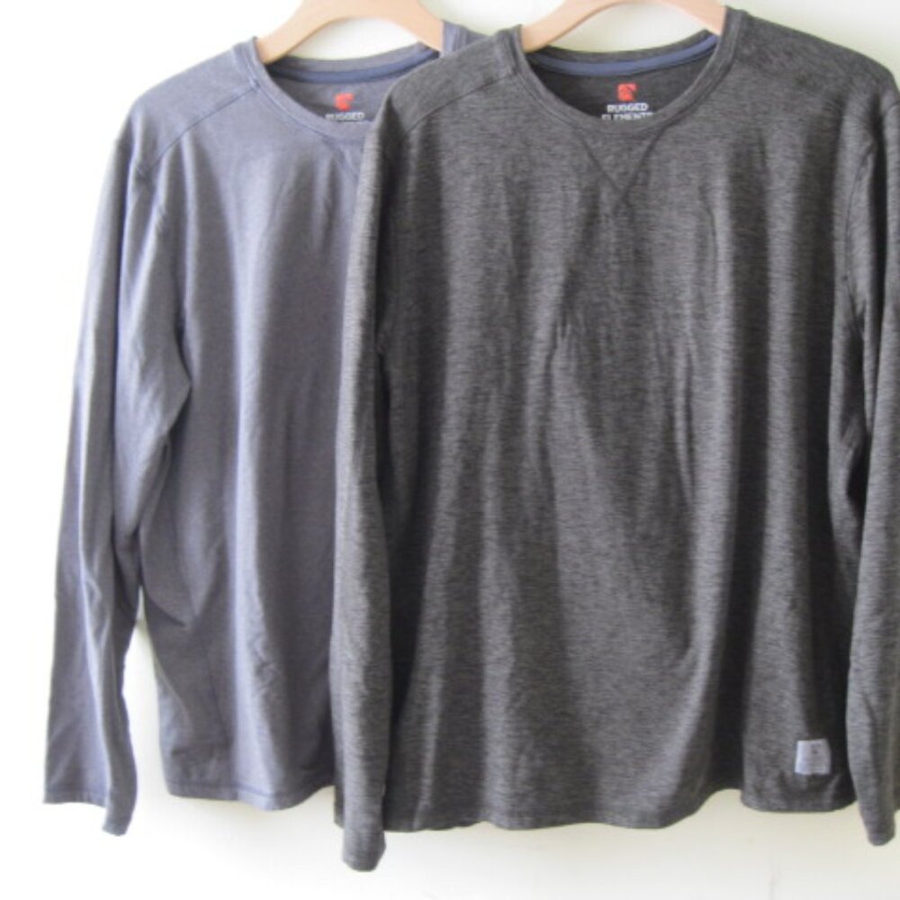 Rugged Elements Men 2-Pack Sueded Long Sleeve Cre… - image 4